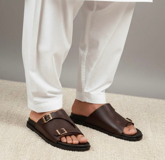 Retro Brown Chappal