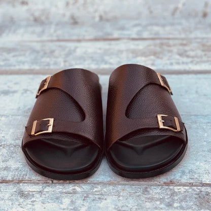 Retro Brown Chappal